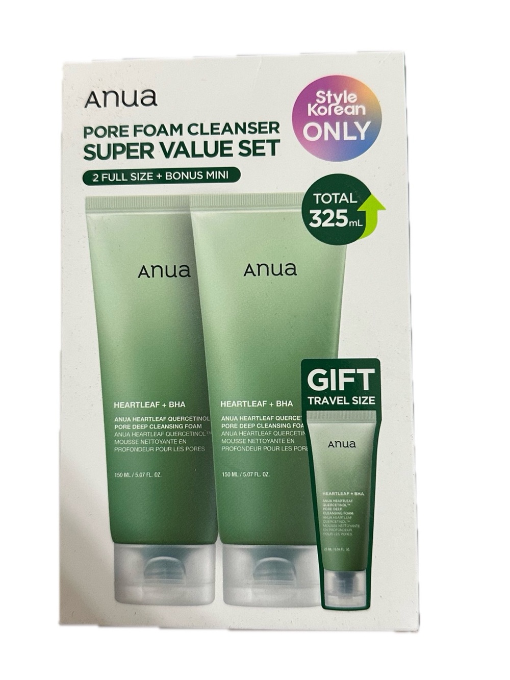 NWT Anua Pore Foam Face Cleanser Super Value Set